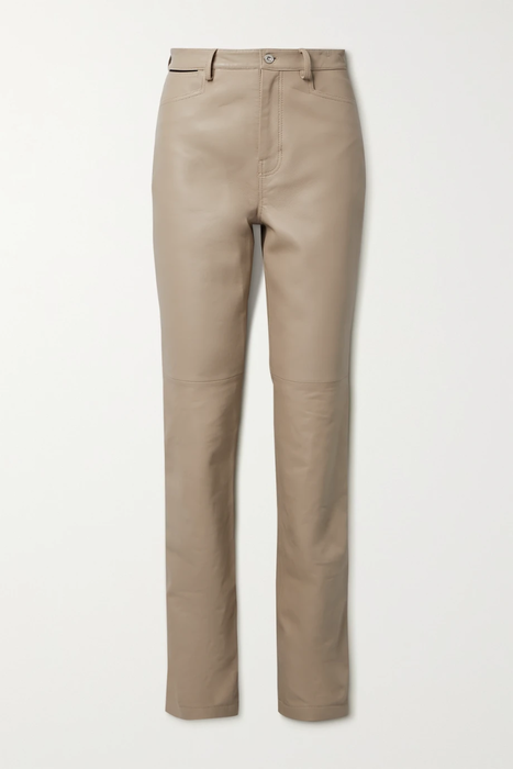 유럽직배송 프로엔자슐러화이트라벨 팬츠 PROENZA SCHOULER WHITE LABEL Leather straight-leg pants 24772899113277231