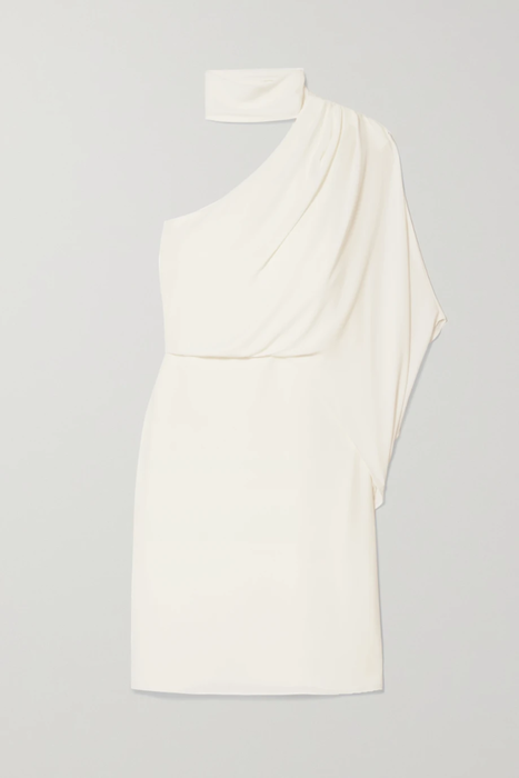 유럽직배송 HALSTON One-shoulder crepe dress 17957409490541224
