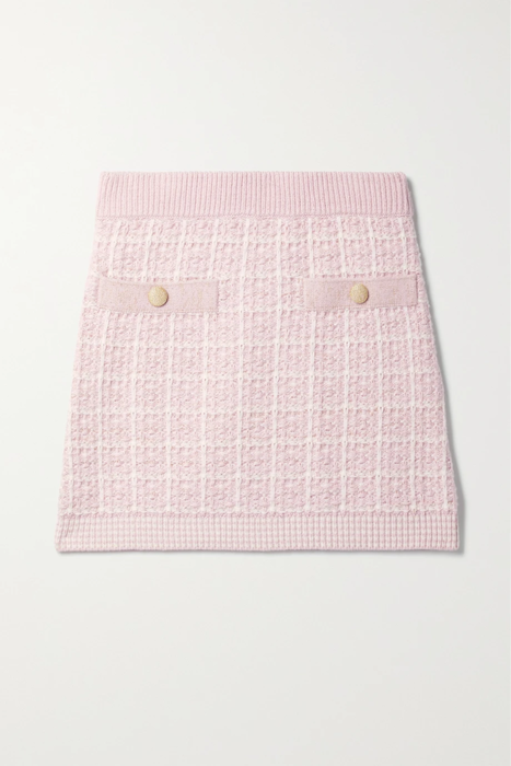 유럽직배송 러브샤크팬시 미니스커트 LOVESHACKFANCY Callington checked knitted mini skirt 24772899113598507