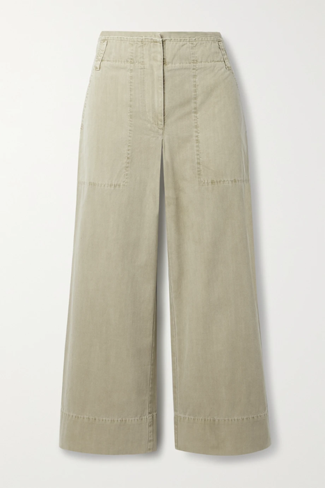 유럽직배송 프로엔자슐러화이트라벨 PROENZA SCHOULER WHITE LABEL Washed-cotton straight-leg pants 11452292646092648