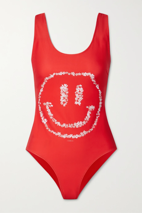 유럽직배송 가니 GANNI Printed swimsuit 24772899113597106