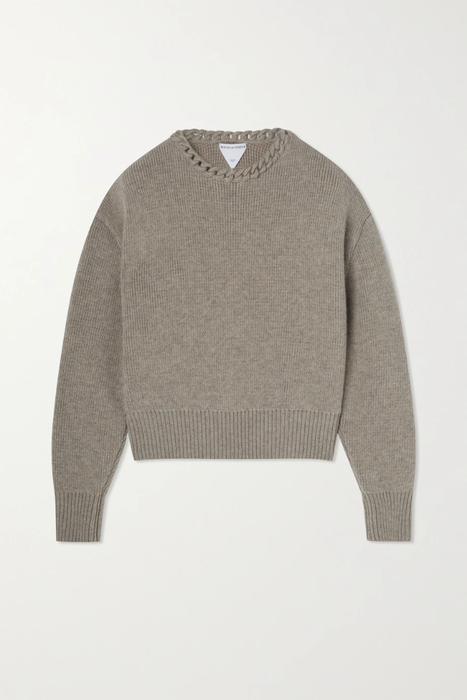유럽직배송 보테가베네타 BOTTEGA VENETA Chain-detailed wool sweater 20346390235759794