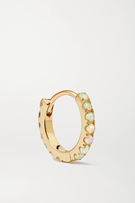 유럽직배송 MARIA TASH 8mm 14-karat gold opal hoop earring 30828384629495200