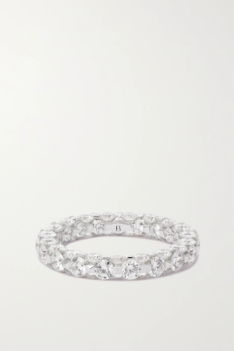 유럽직배송 BOGHOSSIAN Merveilles Eternity 18-karat white gold diamond ring 10163292707391712