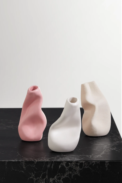 유럽직배송 컴플리티드워크 화병 COMPLETEDWORKS + Ekaterina Bazhenova Yamasaki Seam, Solitude and Wake set of three ceramic vases 6630340696685811