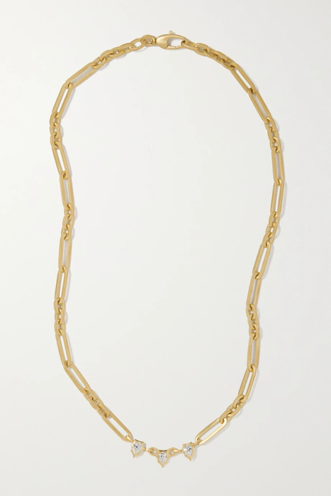 유럽직배송 JADE TRAU Priscilla 18-karat gold diamond necklace 24772899113066944