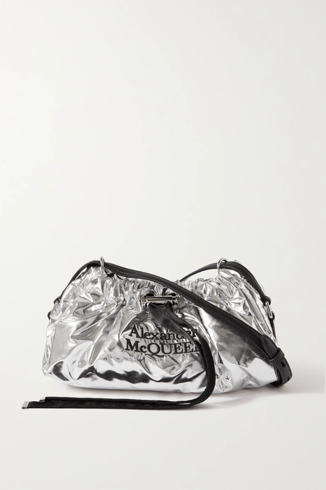 유럽직배송 알렉산더맥퀸 ALEXANDER MCQUEEN The Mini Bundle embroidered metallic leather shoulder bag 20346390235826368