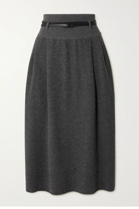 유럽직배송 더로우 스커트 THE ROW Dobbiaco cashmere-blend midi skirt 17266703523590680