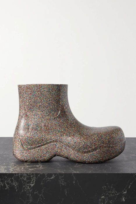 유럽직배송 보테가베네타 앵클부츠 BOTTEGA VENETA Puddle glittered rubber ankle boots 10163292708259149