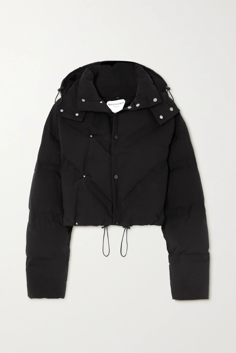 유럽직배송 보테가베네타 자켓 BOTTEGA VENETA Hooded quilted cotton-blend jacket 31432202865202918
