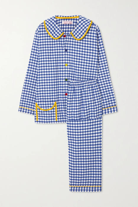 유럽직배송 THELMA AND LEAH Gingham cotton pajama set 29419655932417331