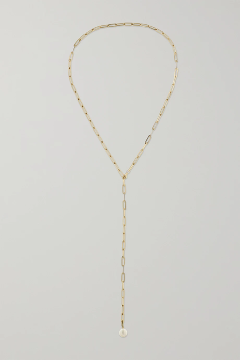 유럽직배송 MATEO 14-karat gold pearl necklace 665933303132906