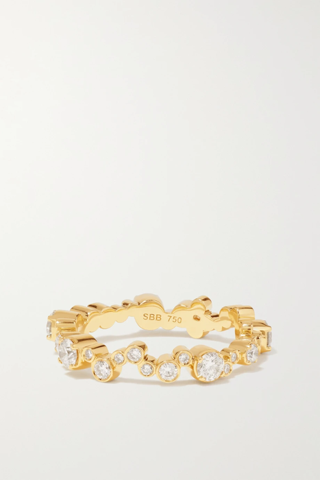 유럽직배송 SOPHIE BILLE BRAHE Ensemble Splash 18-karat gold diamond ring 10163292708173495