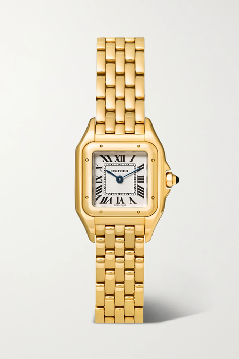 유럽직배송 까르띠에 CARTIER Panthère de Cartier 22mm small 18-karat pink gold diamond watch 19971654707113779