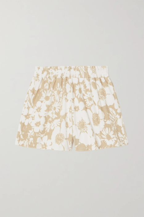 유럽직배송 페이스풀더브랜드 FAITHFULL THE BRAND Reggie floral-print cotton-terry shorts 24772899113562076