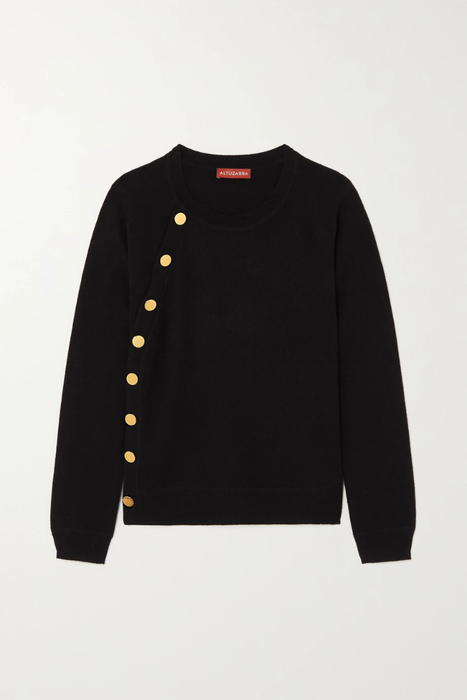 유럽직배송 알투자라 ALTUZARRA Minamoto button-detailed cashmere sweater 11452292646593317