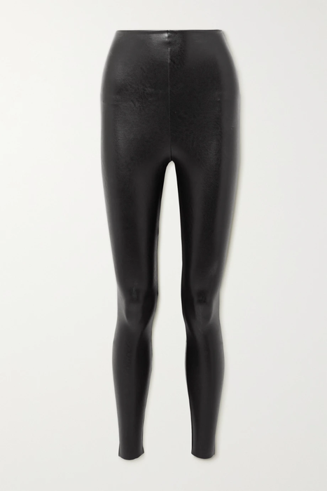 유럽직배송 COMMANDO Faux stretch-leather leggings 17957409491207079