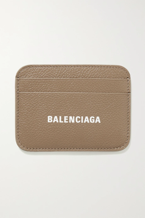 유럽직배송 발렌시아가 카드홀더 BALENCIAGA Cash printed textured-leather cardholder 33258524072144194