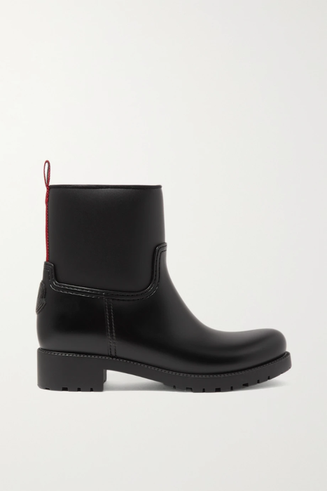 유럽직배송 몽클레어 MONCLER Ginette grosgrain-trimmed rubber rain boots 17957409491330262