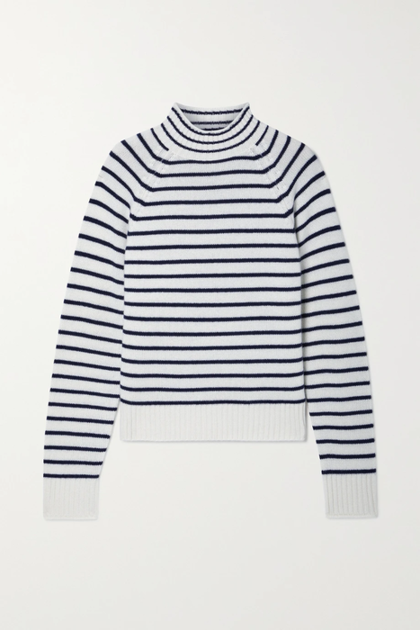 유럽직배송 알렉스밀 ALEX MILL Roland striped cashmere turtleneck sweater 24772899113394107