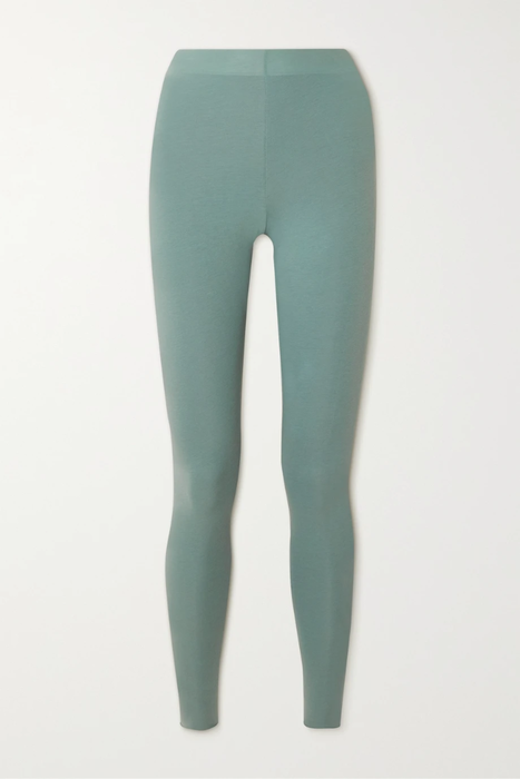 유럽직배송 SKIN + NET SUSTAIN Calypso reversible stretch organic Pima cotton-jersey leggings 15546005221818349