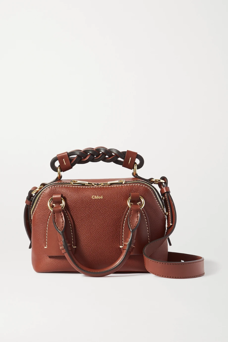 유럽직배송 끌로에 토트백 CHLOÉ Daria small smooth and textured-leather tote 665933303565641