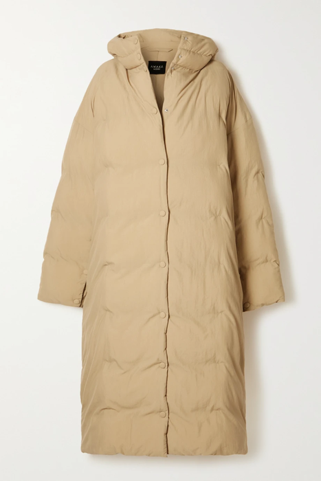 유럽직배송 어웨이크모드 코트 A.W.A.K.E. MODE Oversized hooded quilted padded shell coat 17266703523662076