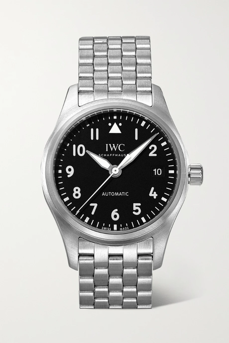 유럽직배송 IWC SCHAFFHAUSEN Pilot&#039;s Automatic 36mm stainless steel watch 19971654707222579