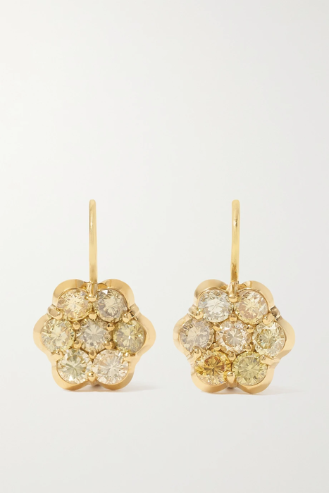 유럽직배송 BAYCO 18-karat gold diamond earrings 560971903879168