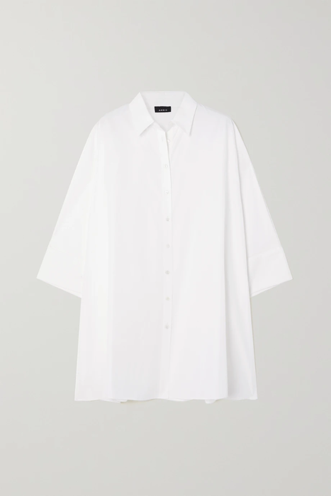 유럽직배송 아크리스 셔츠 AKRIS Oversized cotton and silk-blend shirt 22250442025615289