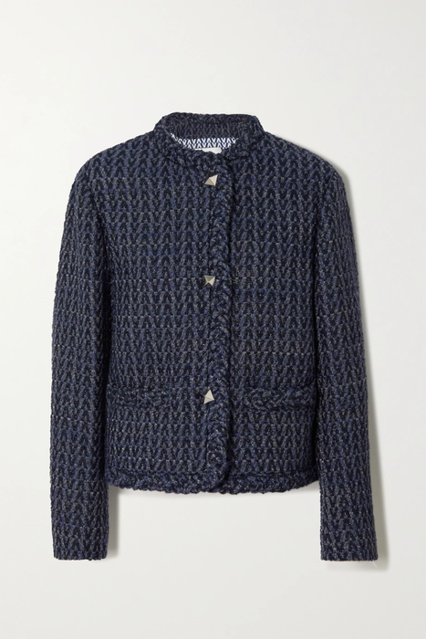 유럽직배송 발렌티노 VALENTINO Metallic wool-blend bouclé jacket 10163292708831709