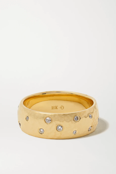 유럽직배송 OCTAVIA ELIZABETH + NET SUSTAIN Étoile 18-karat recycled gold diamond ring 560971903878207