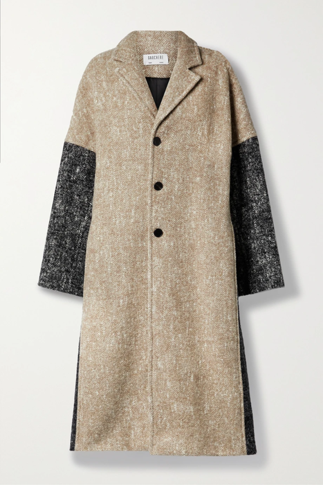 유럽직배송 GAUCHERE Teeske oversized color-block padded wool-blend coat 13452677153022558