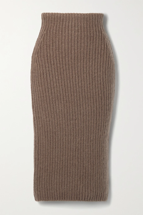 유럽직배송 펜디 스커트 FENDI Ribbed-knit midi skirt 17266703523751455