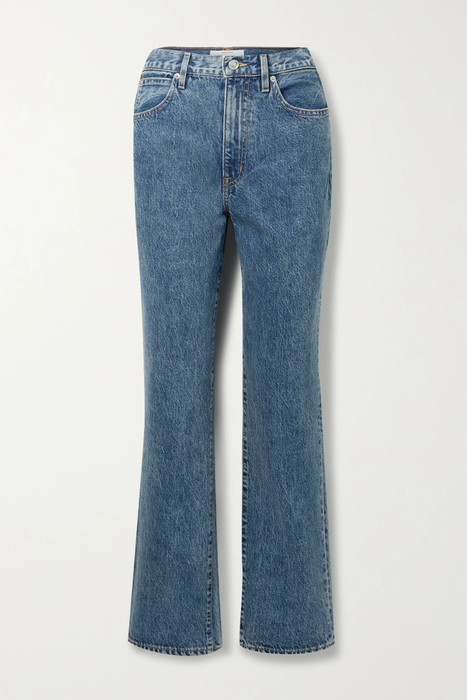 유럽직배송 실버레이크 청바지 SLVRLAKE + NET SUSTAIN London distressed high-rise straight-leg jeans 23471478575874142