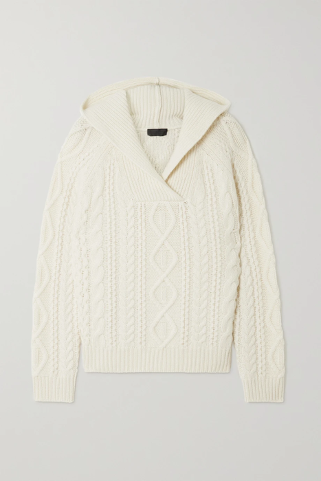 유럽직배송 닐리로탄 스웨터 NILI LOTAN Georgette cable-knit cashmere sweater 24062987016525042