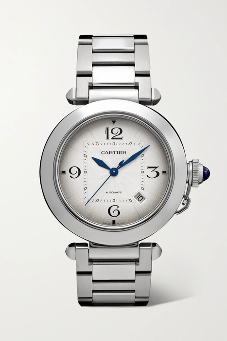 유럽직배송 까르띠에 CARTIER Pasha de Cartier Automatic 41mm stainless steel watch 23471478576690324