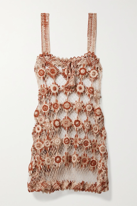유럽직배송 미구엘리나 미니원피스 MIGUELINA + NET SUSTAIN Vana crocheted cotton mini dress 24772899113591995