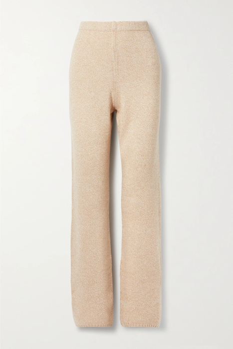 유럽직배송 레셋 팬츠 LESET Zoe knitted wide-leg pants 22250442025790977