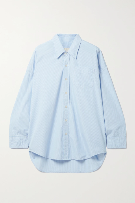 유럽직배송 알13 R13 Oversized striped cotton Oxford shirt 11452292646147695