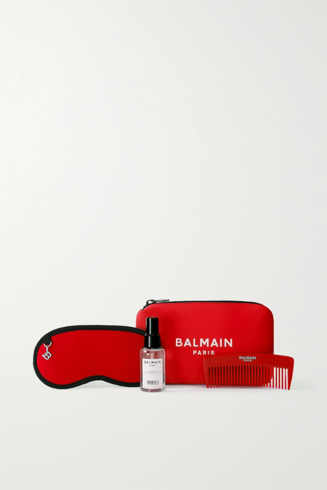 유럽직배송 BALMAIN PARIS HAIR COUTURE Cosmetic Bag Set - Blue 11452292647173370