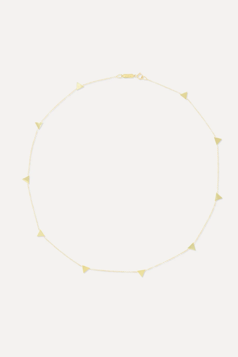 유럽직배송 JENNIFER MEYER Triangle-By-the-Inch 18-karat gold necklace 17428787258948723
