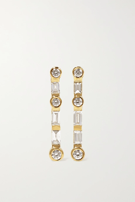 유럽직배송 SHAY 18-karat gold diamond earrings 10163292707787585