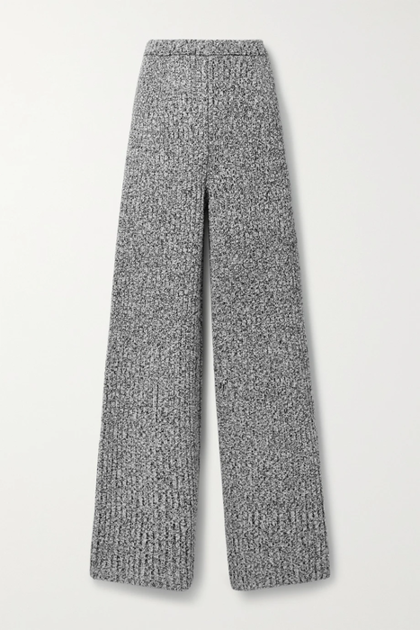 유럽직배송 프로엔자슐러 팬츠 PROENZA SCHOULER Ribbed bouclé-knit wide-leg pants 24772899113298397