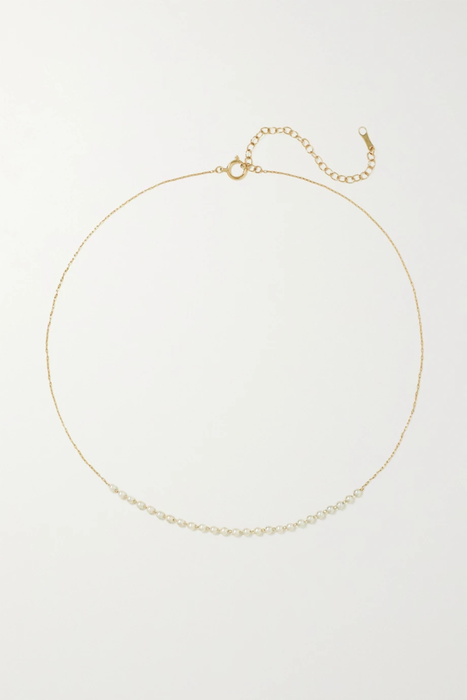 유럽직배송 MIZUKI 14-karat gold pearl necklace 25185454456678463