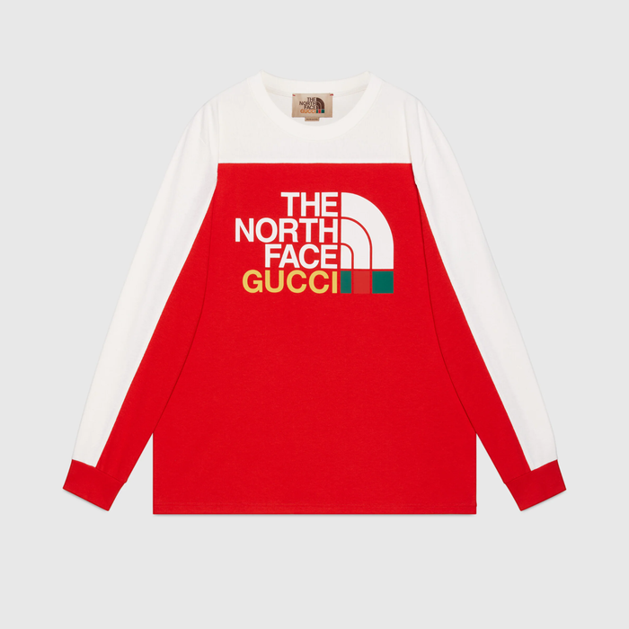 유럽직배송 구찌 GUCCI Gucci - The North Face x Gucci T-shirt 671439XJDRA6184