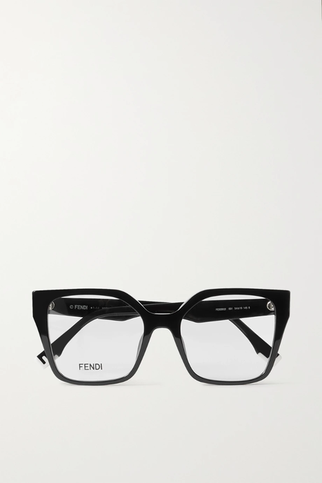 유럽직배송 펜디 FENDI Oversized square-frame acetate optical glasses 20346390236399225