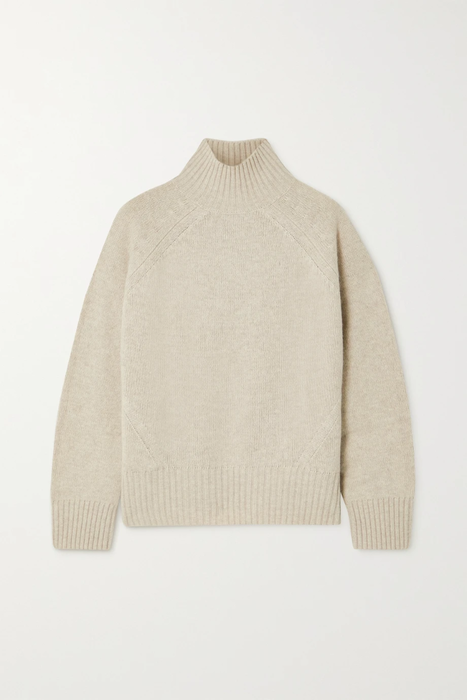 유럽직배송 얼루드 스웨터 ALLUDE Wool and cashmere-blend sweater 17411127375806671