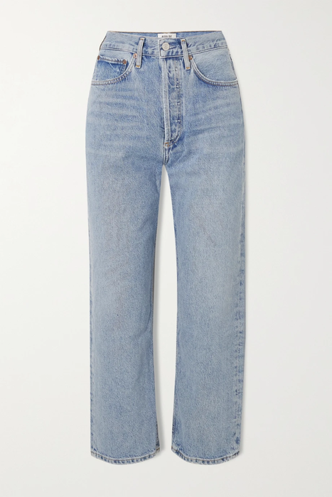 유럽직배송 에이골디 청바지 AGOLDE + NET SUSTAIN &#039;90s cropped organic high-rise straight-leg jeans 11452292646140909