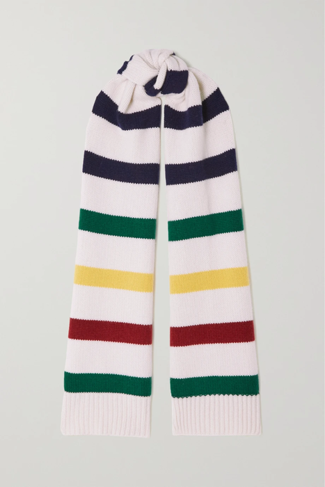 유럽직배송 라린 스카프 LA LIGNE Striped wool and cashmere-blend scarf 25185454455758656